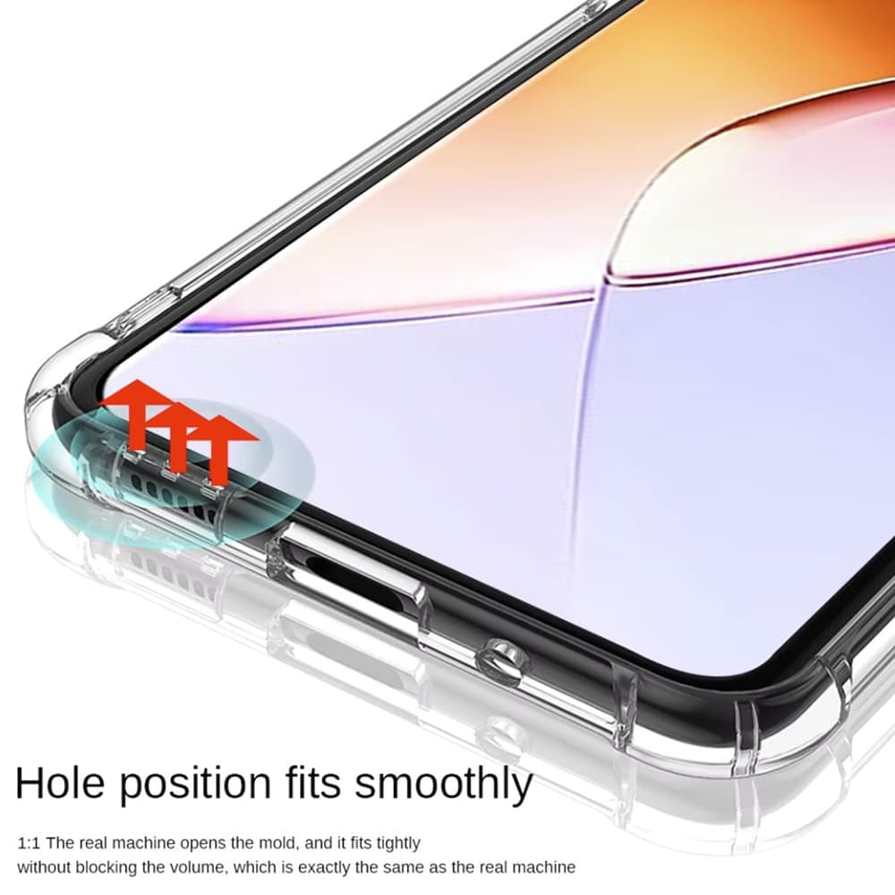 Techsuit Shockproof Clear Silicone - θήκη για Infinix Note 40 Pro 4G - Διάφανο 4