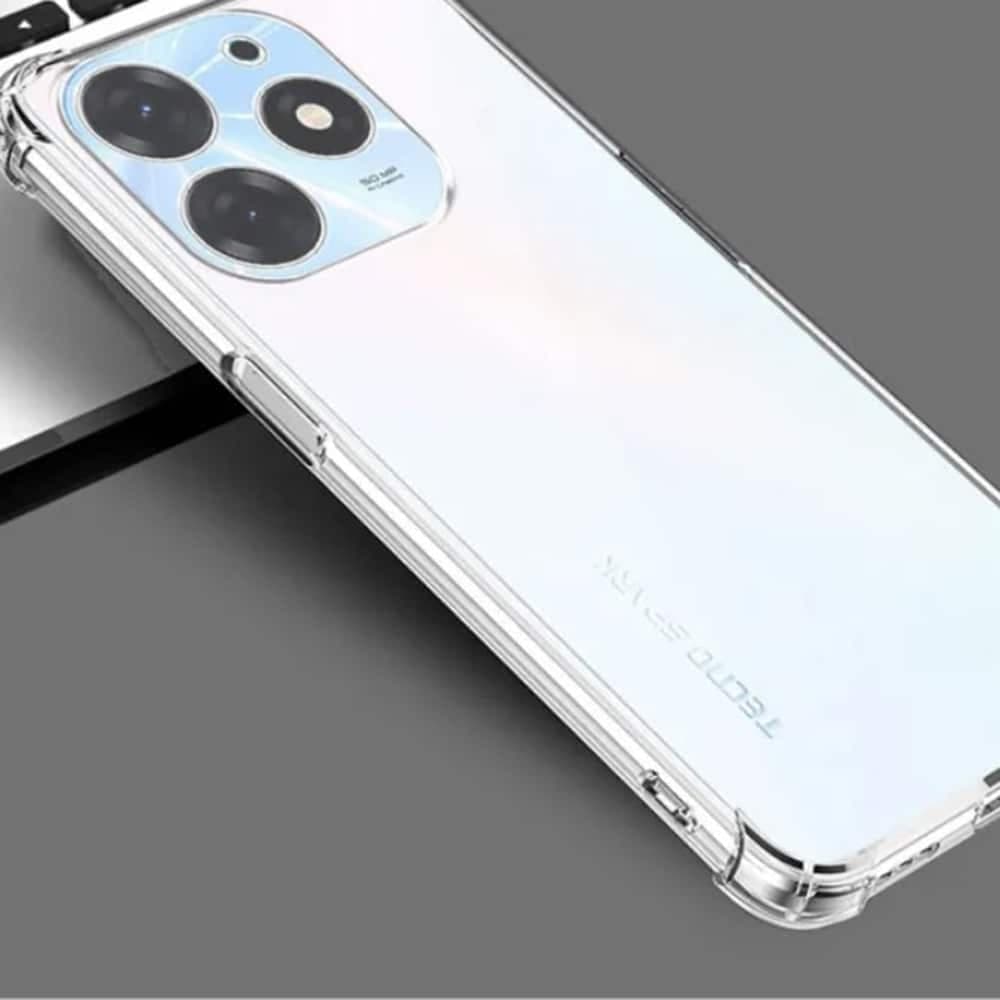 Techsuit Shockproof Clear Silicone - θήκη για Infinix Hot 40i - Διάφανο 5