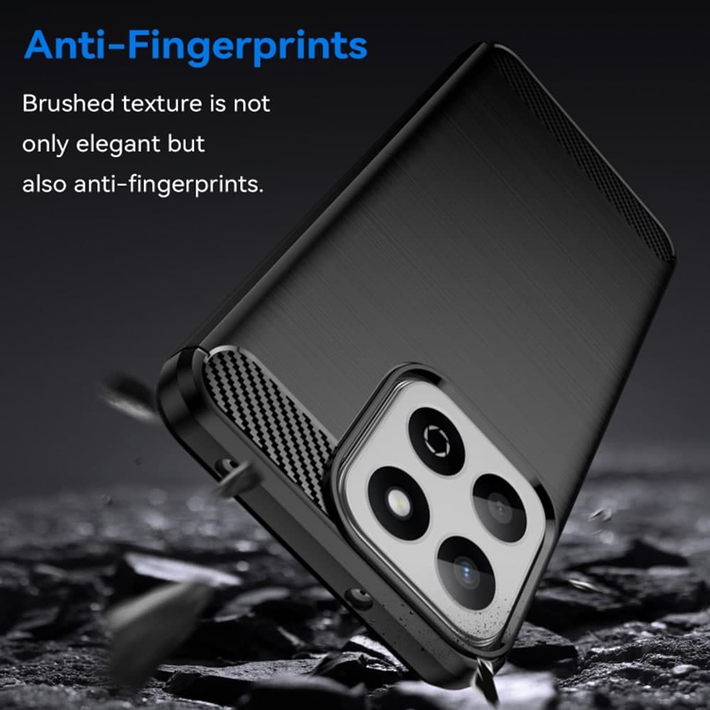 Techsuit Carbon Silicone - θήκη για Xiaomi 14T Pro - Μαύρο 3