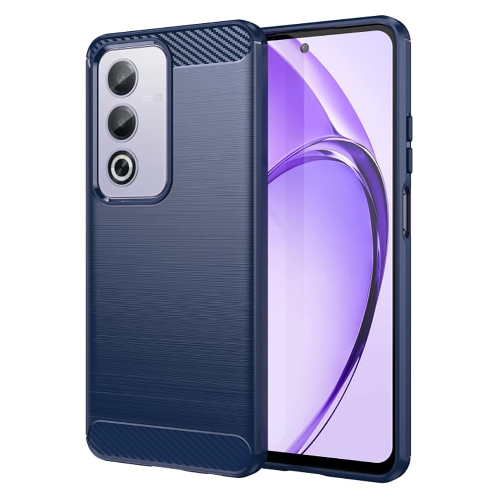 Techsuit Carbon Silicone - θήκη για Oppo A80 - Μπλε
