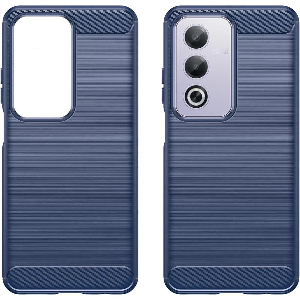 Techsuit Carbon Silicone - θήκη για Oppo A80 - Μπλε 2