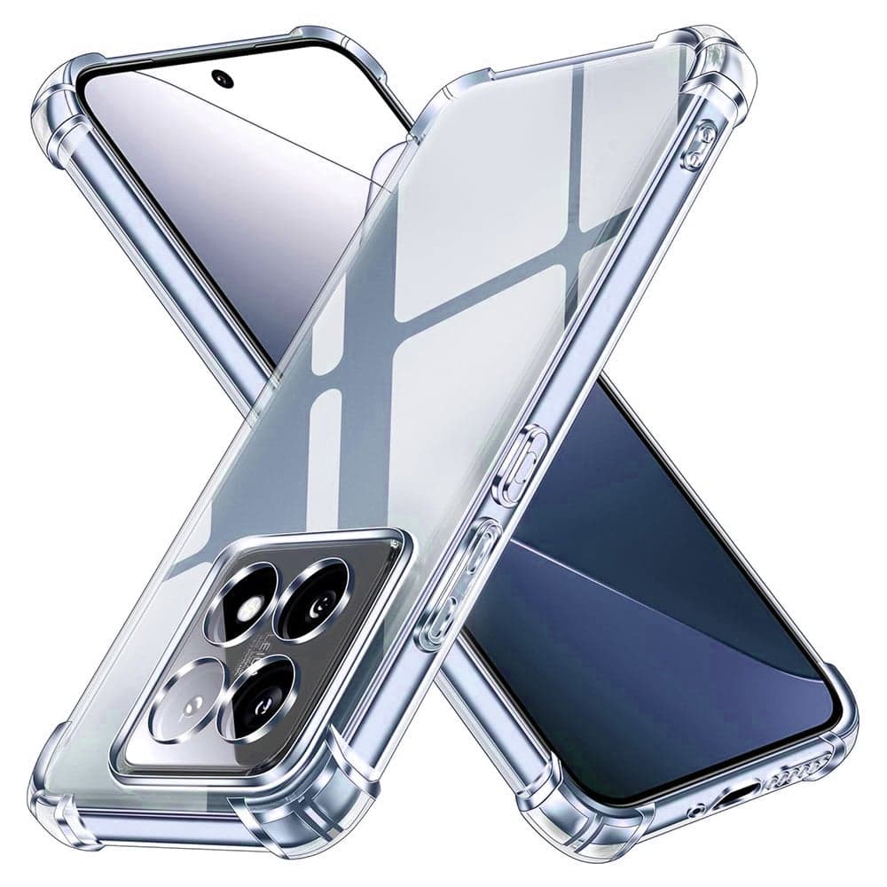 Techsuit Shockproof Clear Silicone - θήκη για Xiaomi 14T Pro - Διάφανο