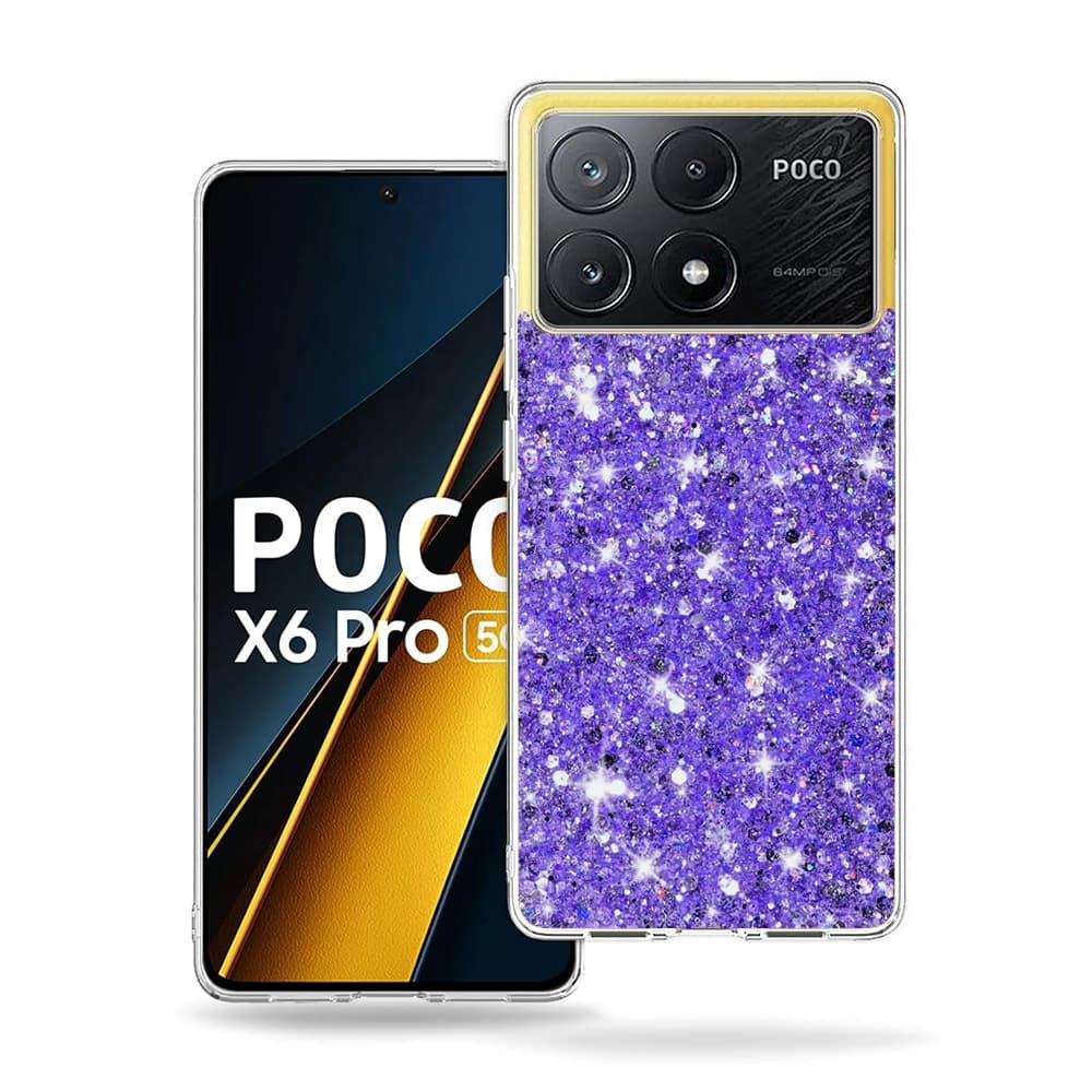 Techsuit Sparkly Glitter - θήκη για Xiaomi Poco X6 Pro - Πολύχρωμο