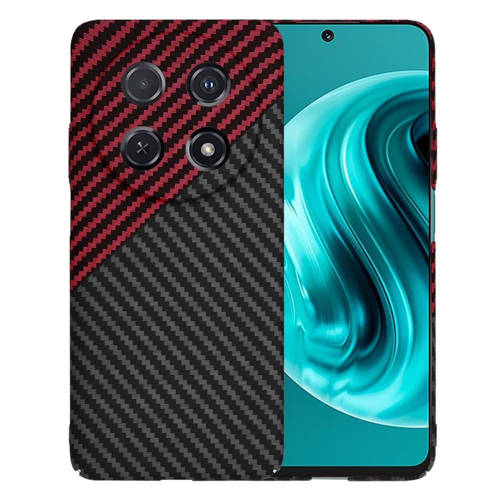 Techsuit Carbonite FiberShell - θήκη για Huawei nova 12i / 13i - Κόκκινο