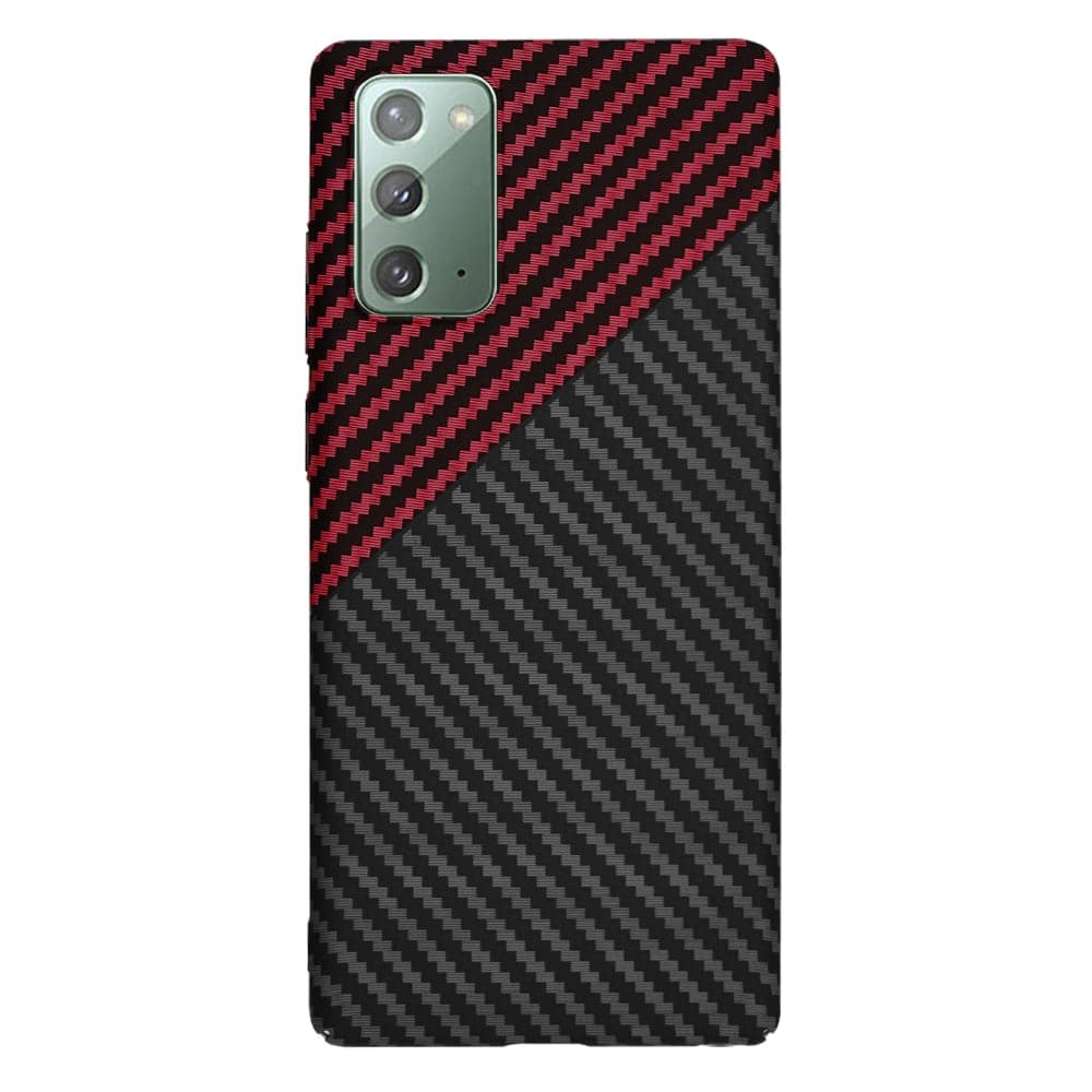 Techsuit Carbonite FiberShell - θήκη για Samsung Galaxy Note20 / 5G - Κόκκινο 3