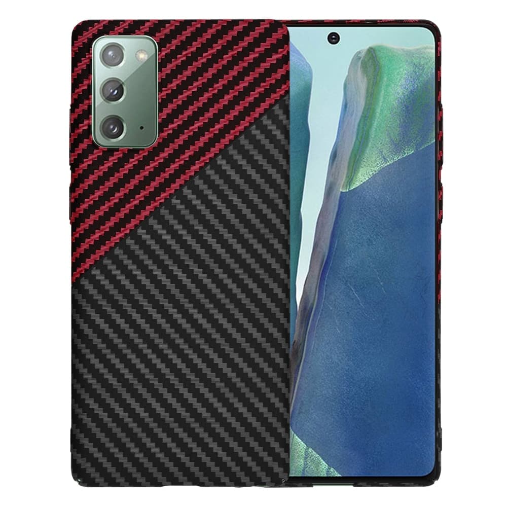 Techsuit Carbonite FiberShell - θήκη για Samsung Galaxy Note20 / 5G - Κόκκινο