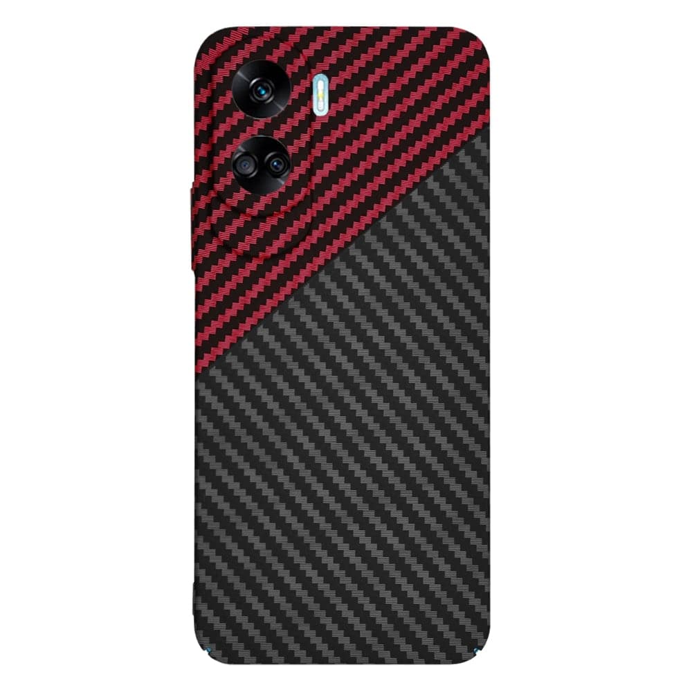Techsuit Carbonite FiberShell - θήκη για Honor 90 Lite - Κόκκινο 3