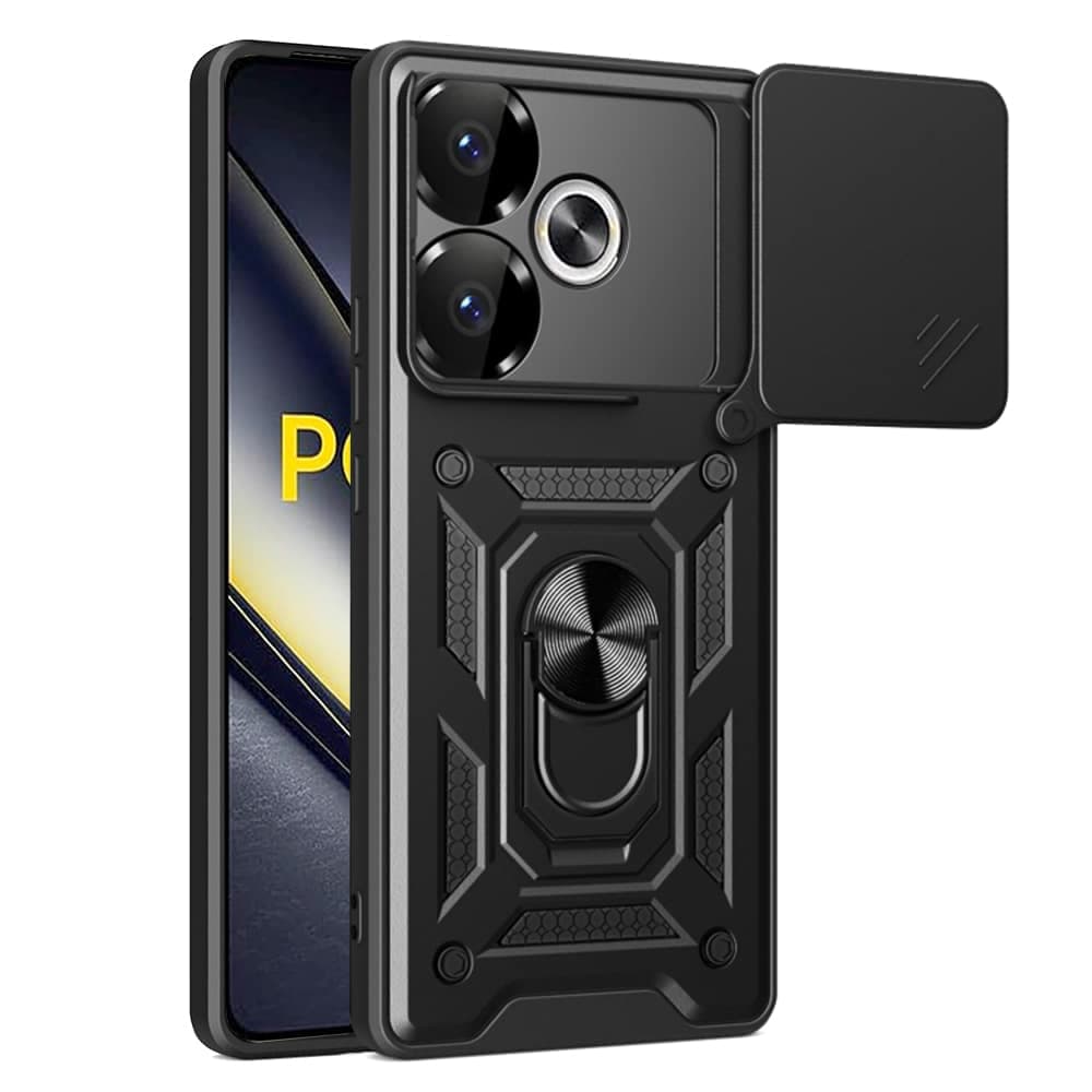 Techsuit CamShield Series - θήκη για Xiaomi Poco F6 - Μαύρο