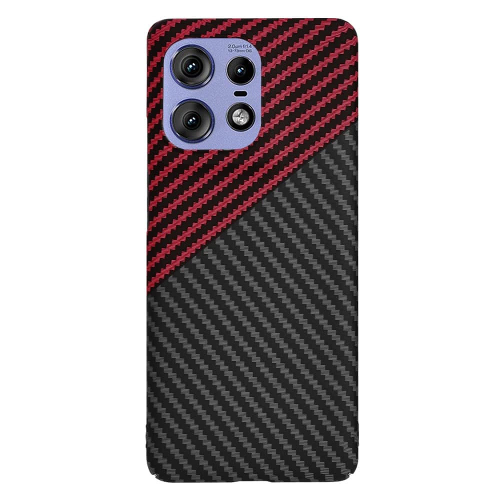 Techsuit Carbonite FiberShell - θήκη για Motorola Edge 50 Pro - Κόκκινο 3