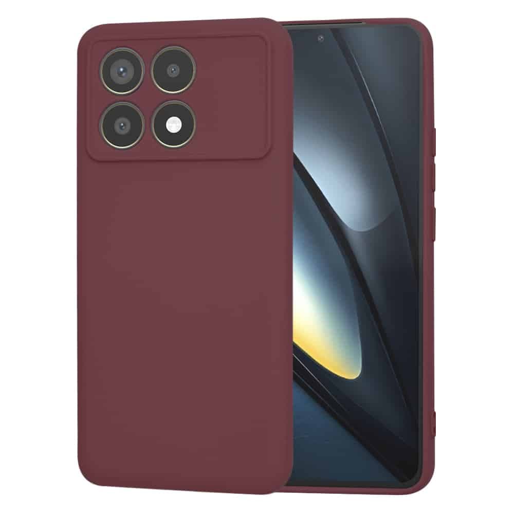 Techsuit SoftFlex - θήκη για Xiaomi Poco F6 Pro - Κόκκινο