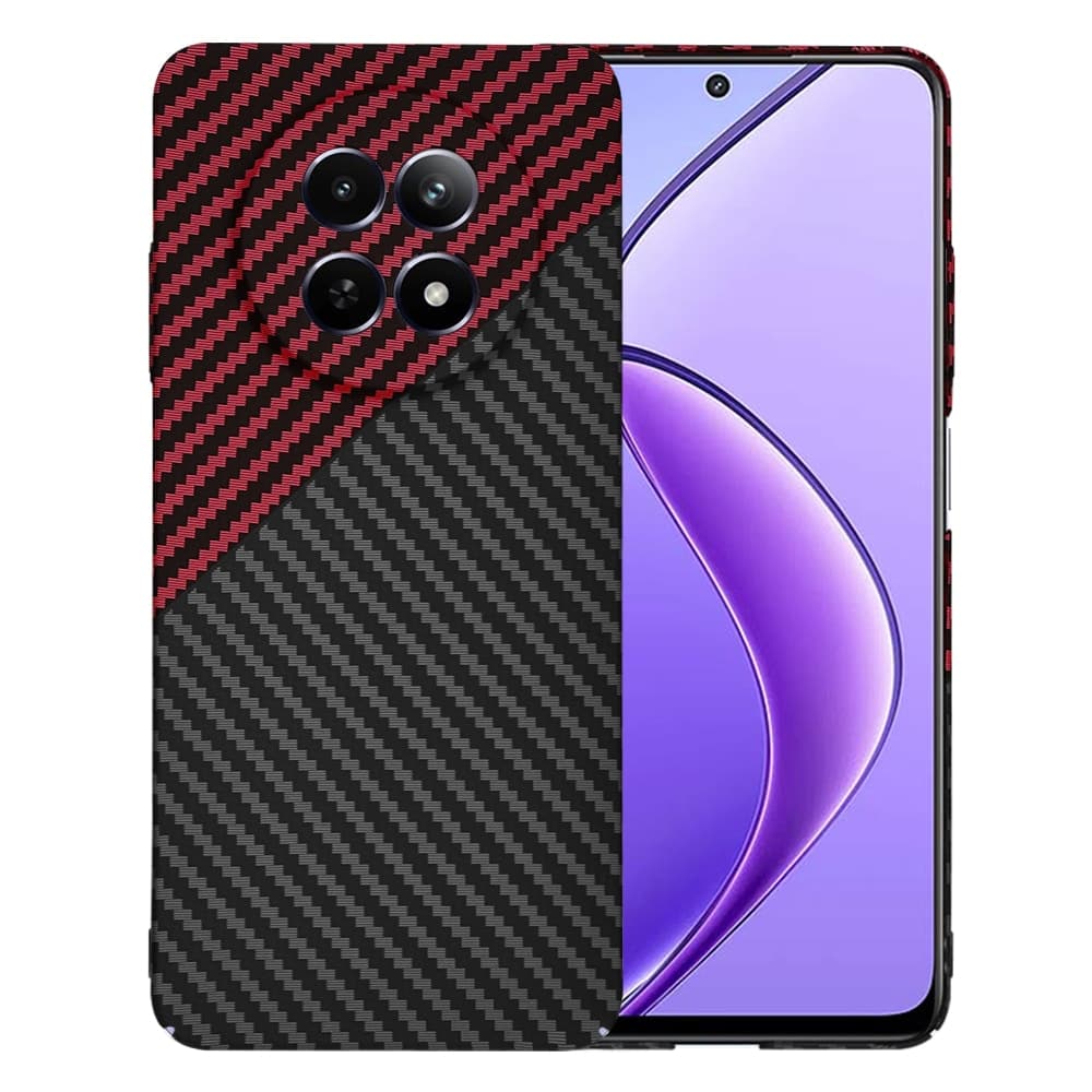 Techsuit Carbonite FiberShell - θήκη για Realme 12 / 12x - Κόκκινο