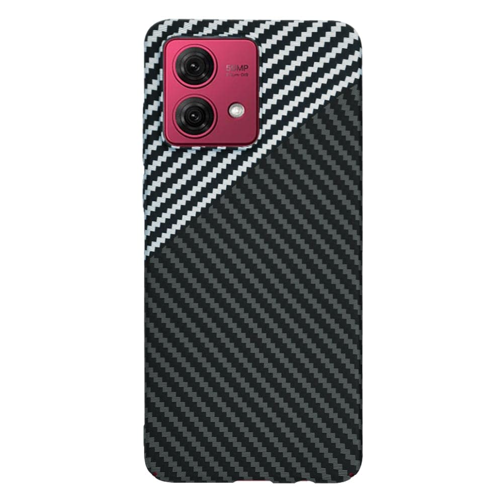 Techsuit Carbonite FiberShell - θήκη για Motorola Moto G84 - Γκρι 3