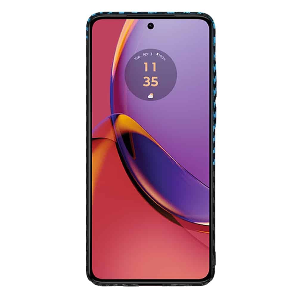 Techsuit Carbonite FiberShell - θήκη για Motorola Moto G84 - Μπλε 2