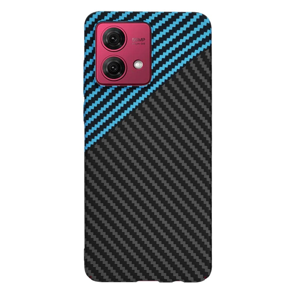 Techsuit Carbonite FiberShell - θήκη για Motorola Moto G84 - Μπλε 3