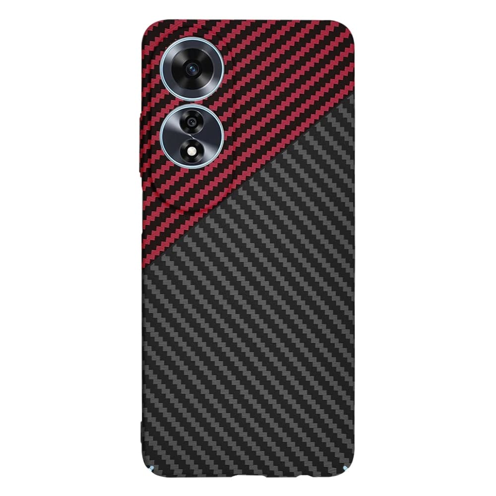 Techsuit Carbonite FiberShell - θήκη για Oppo A60 - Κόκκινο 3