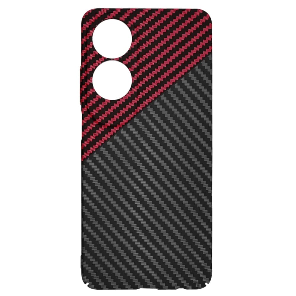 Techsuit Carbonite FiberShell - θήκη για Oppo A60 - Κόκκινο 4
