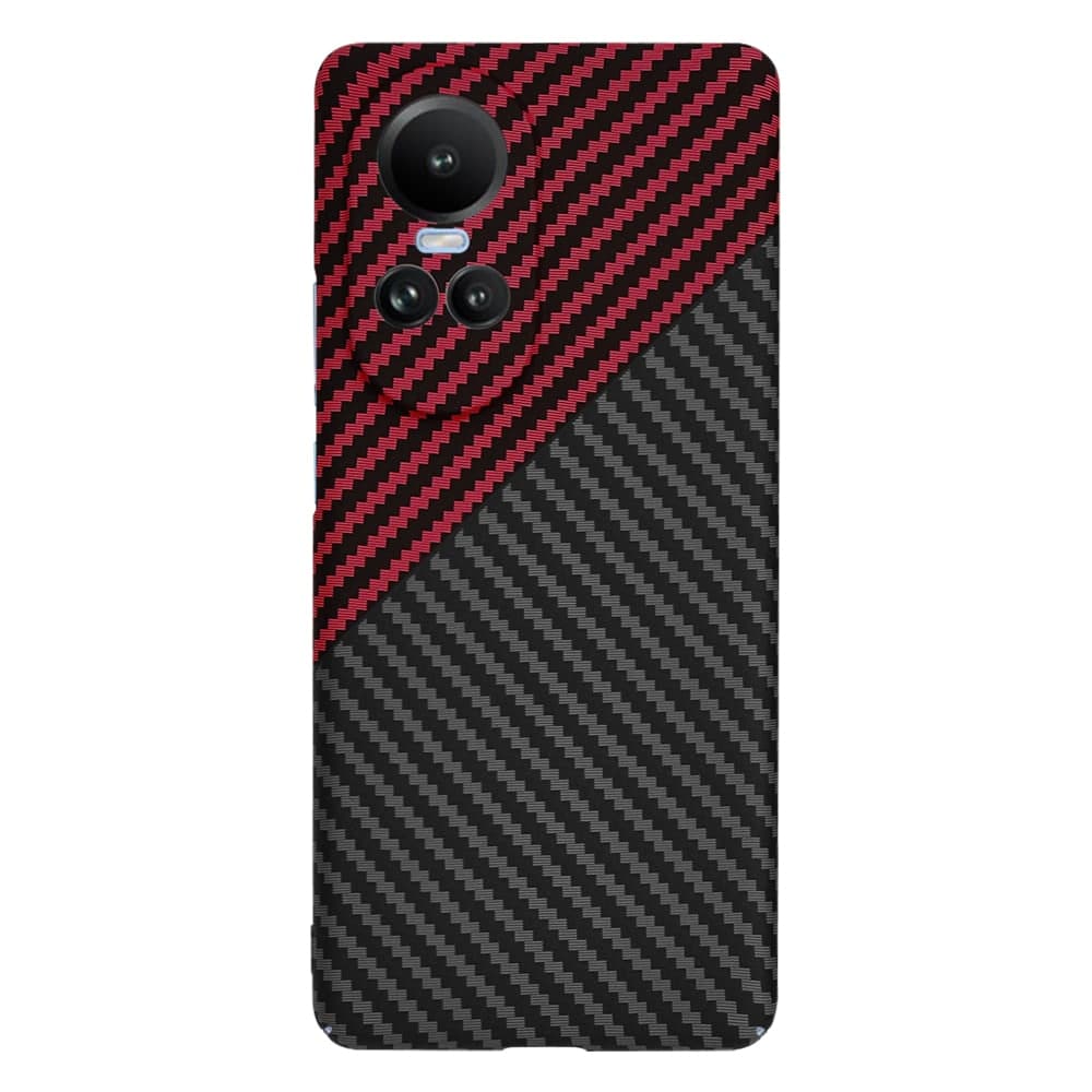 Techsuit Carbonite FiberShell - θήκη για Oppo Reno10 / Pro - Κόκκινο 3