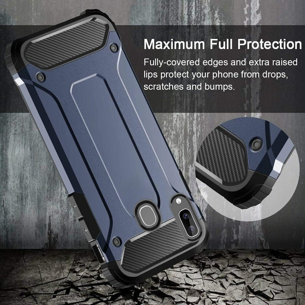 Techsuit Hybrid Armor - θήκη για Samsung Galaxy A40 - Μαύρο 5