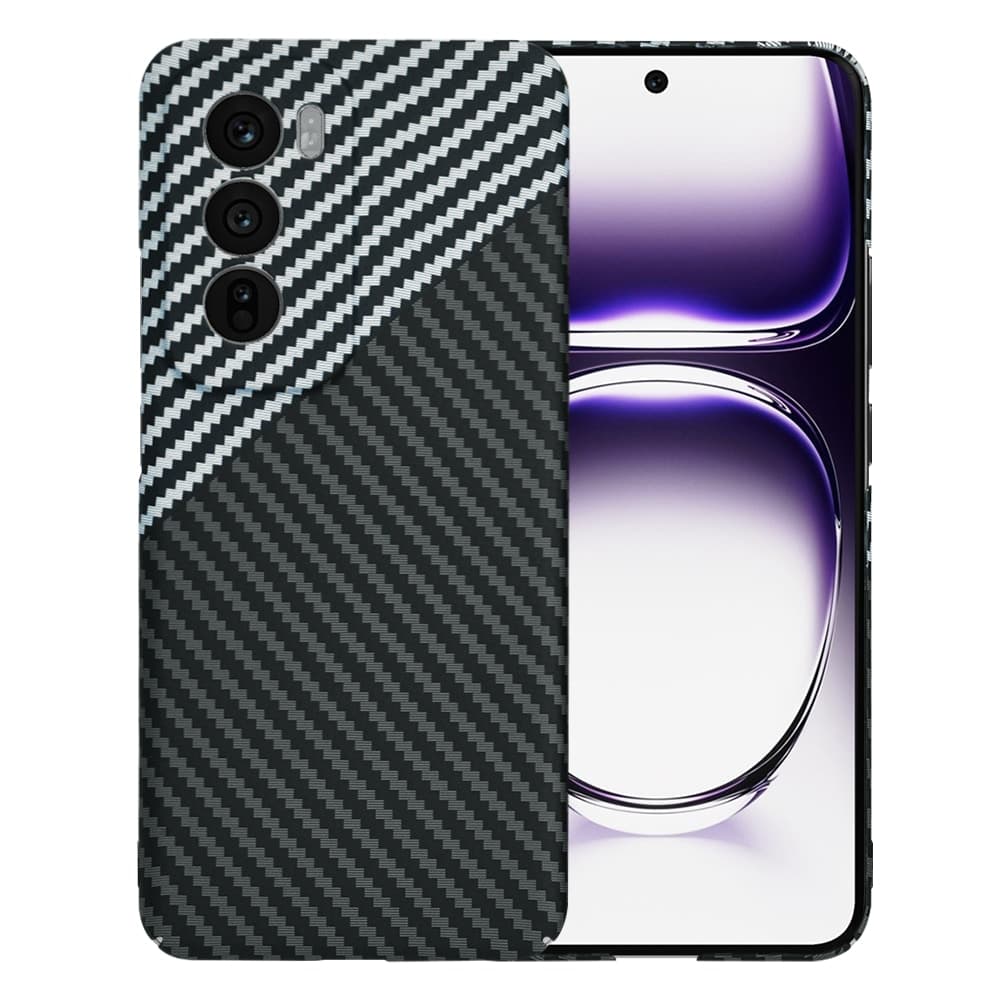 Techsuit Carbonite FiberShell - θήκη για Oppo Reno12 - Γκρι