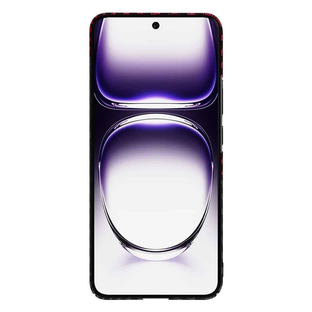Techsuit Carbonite FiberShell - θήκη για Oppo Reno12 - Κόκκινο 2