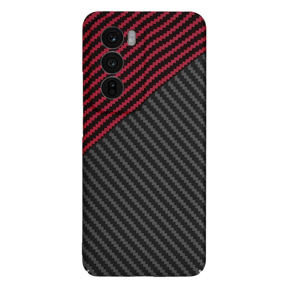Techsuit Carbonite FiberShell - θήκη για Oppo Reno12 - Κόκκινο 3