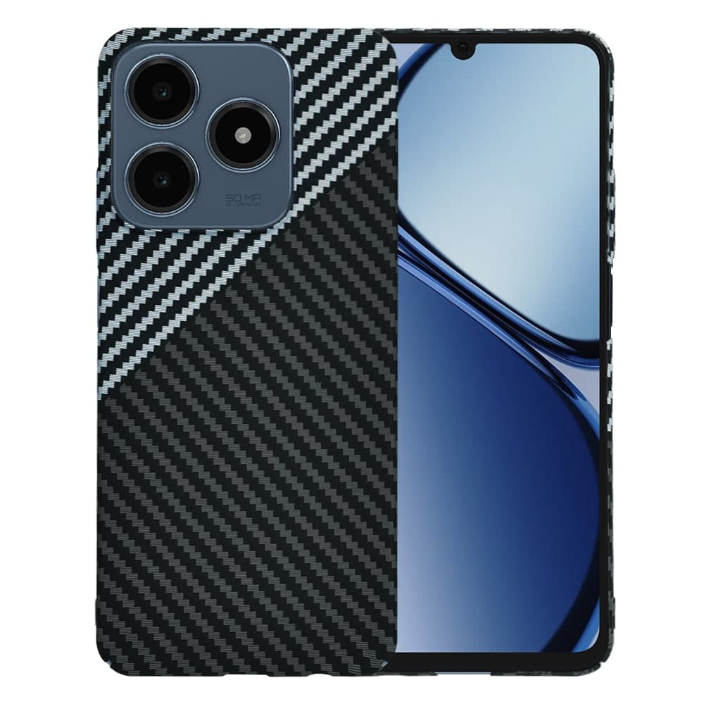Techsuit Carbonite FiberShell - θήκη για Realme C61 / C63 - Γκρι