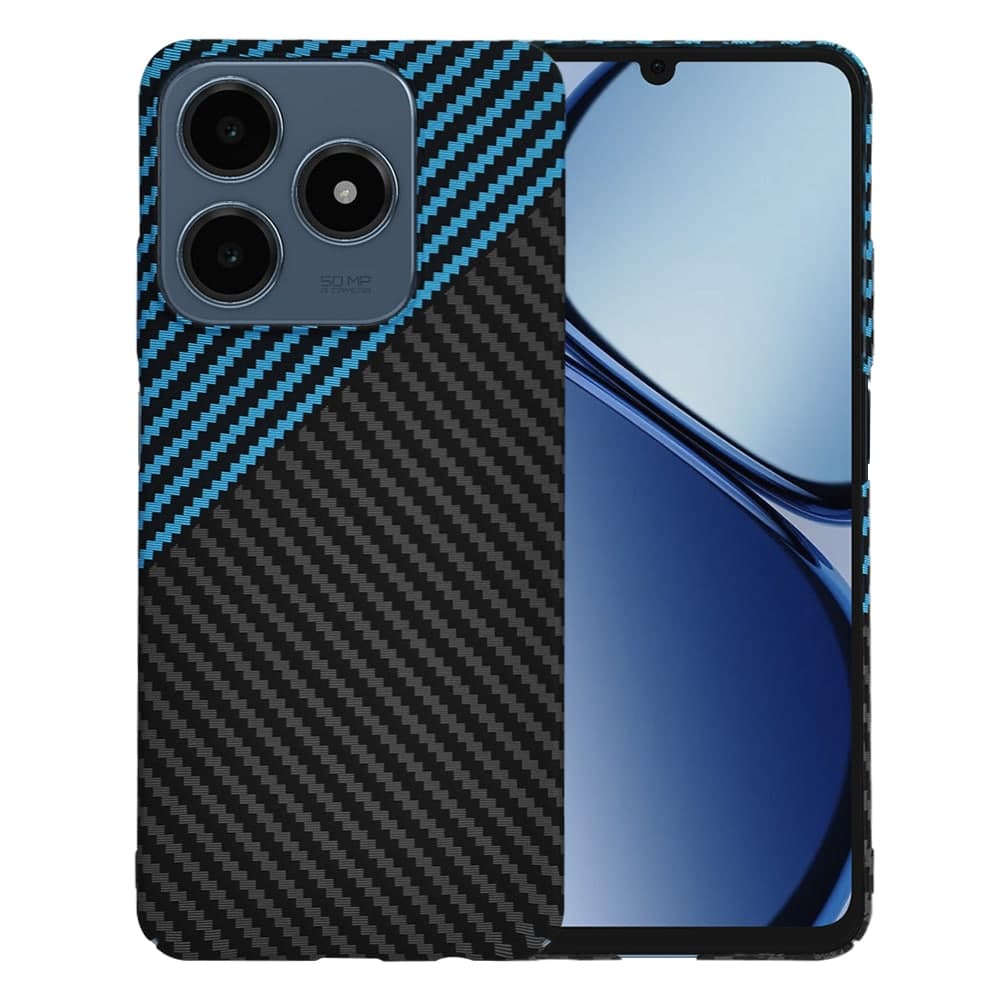 Techsuit Carbonite FiberShell - θήκη για Realme C61 / C63 - Μπλε