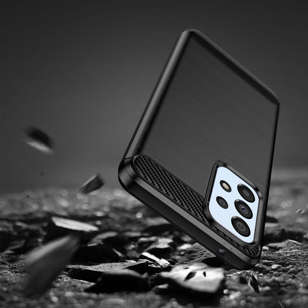 Techsuit Carbon Silicone - θήκη για Samsung Galaxy A33 5G - Μαύρο 3