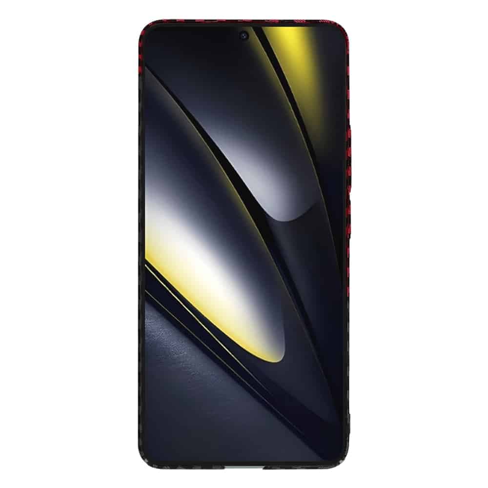 Techsuit Carbonite FiberShell - θήκη για Xiaomi Poco F6 - Κόκκινο 2