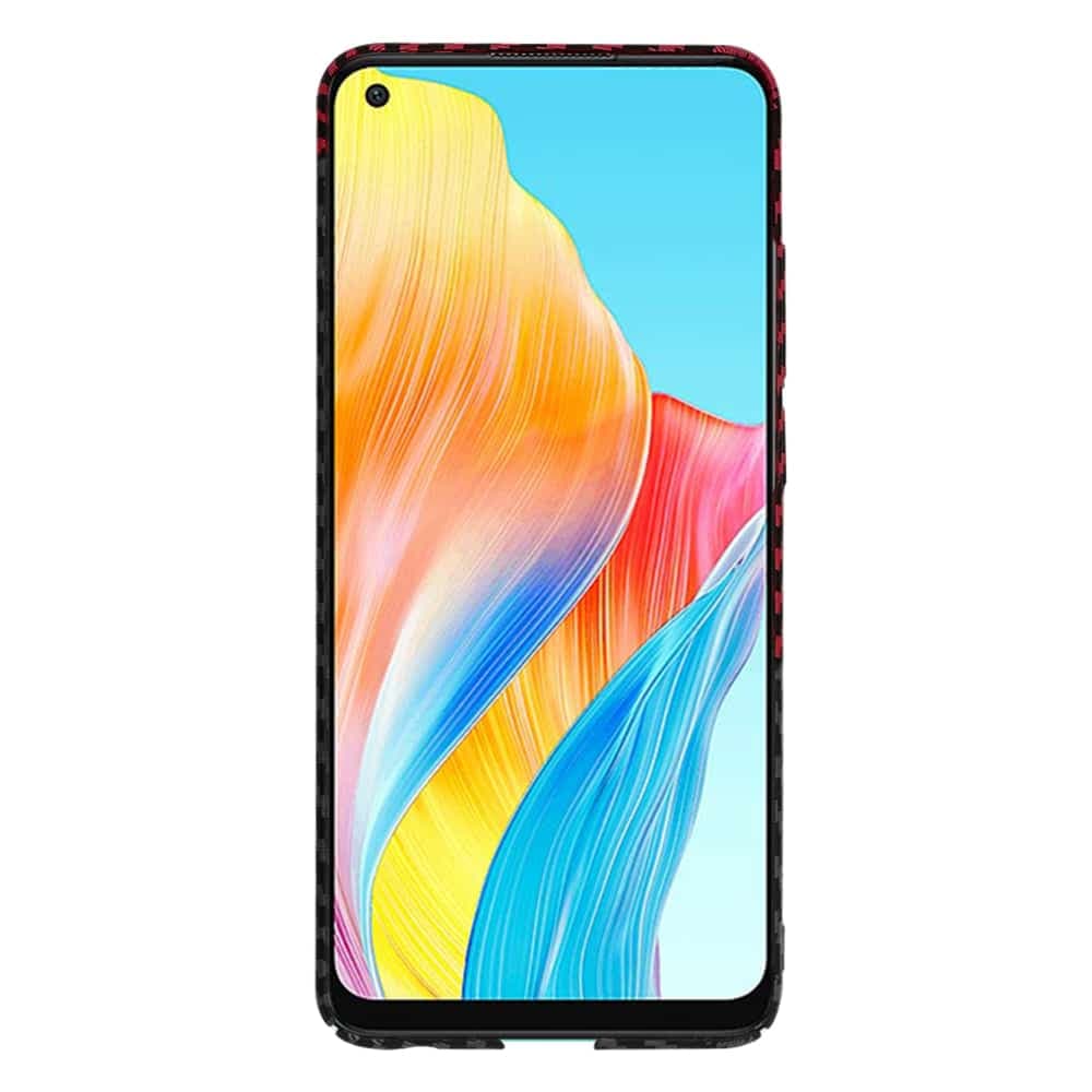 Techsuit Carbonite FiberShell - θήκη για Oppo A78 - Κόκκινο 2