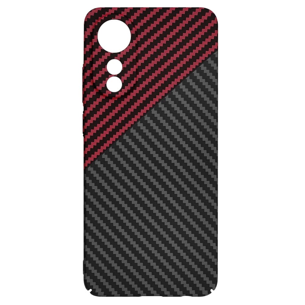 Techsuit Carbonite FiberShell - θήκη για Oppo A78 - Κόκκινο 4