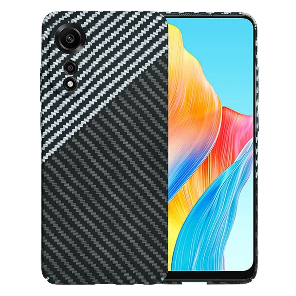 Techsuit Carbonite FiberShell - θήκη για Oppo A78 - Γκρι