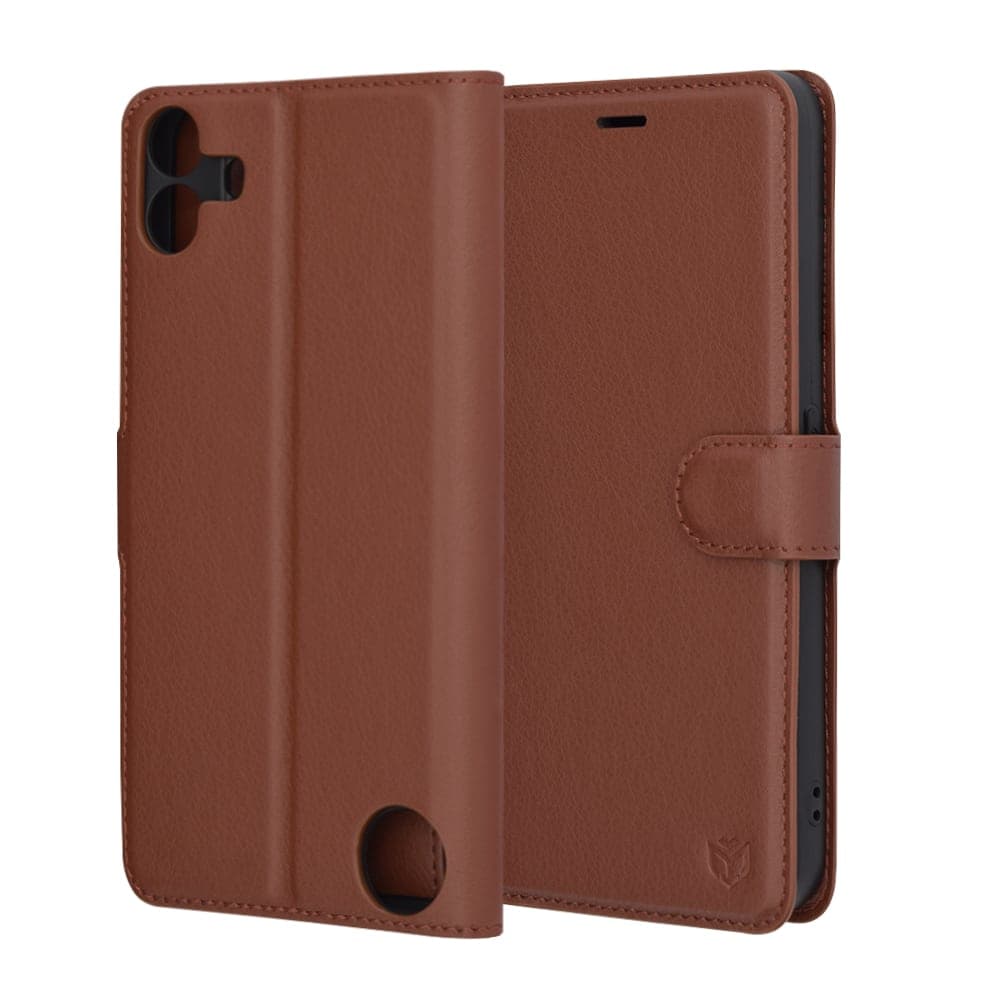 Techsuit Leather Folio - θήκη για Nothing CMF Phone 1 - Γκρι 6