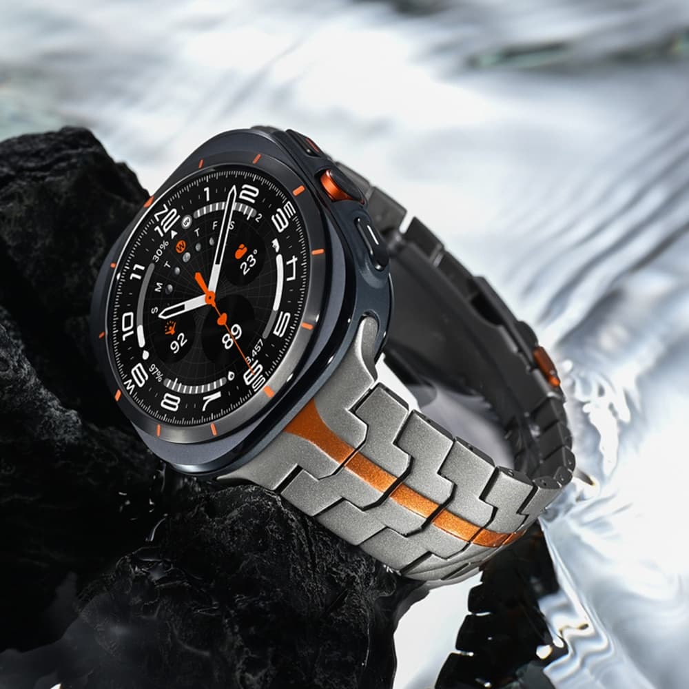 Techsuit - Watchband (W063) - Samsung Galaxy Watch Ultra 47mm - Titanium 3