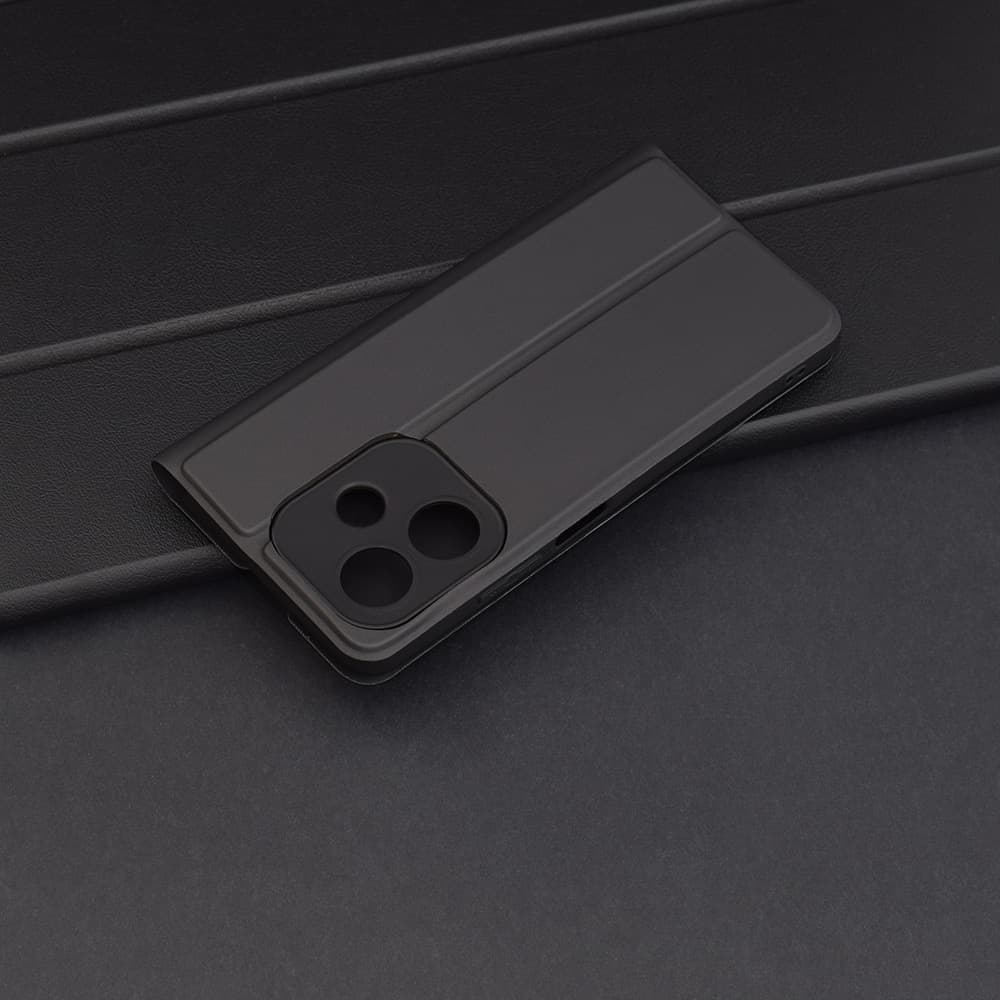 Techsuit Magskin Book - θήκη για Oppo A40 4G / A60 - Μαύρο 2
