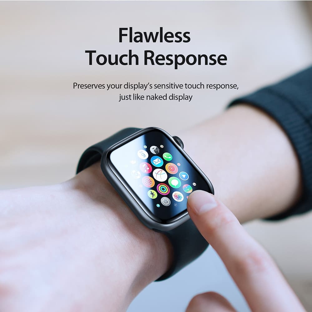 Dux Ducis - Pmma Screen Protector Series (2 pack) - Apple Watch 7 / 8 / 9 (41mm) - Black 5