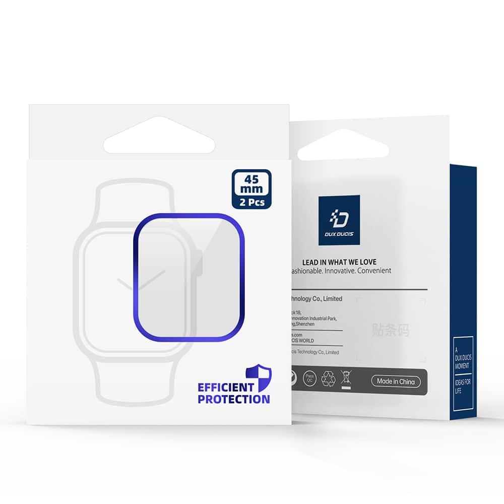 Dux Ducis - Pmma Screen Protector Series (2 pack) - Apple Watch 7 / 8 / 9 (41mm) - Black 7
