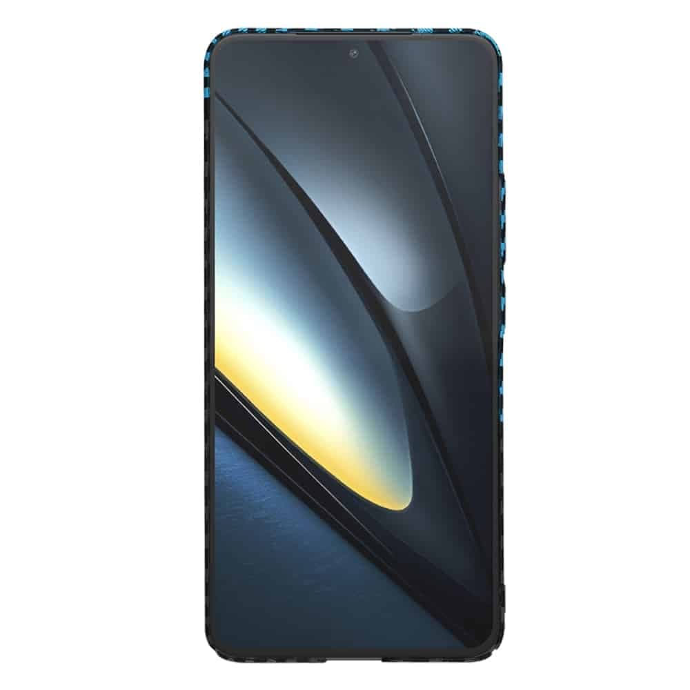 Techsuit Carbonite FiberShell - θήκη για Xiaomi Poco F6 Pro - Μπλε 2