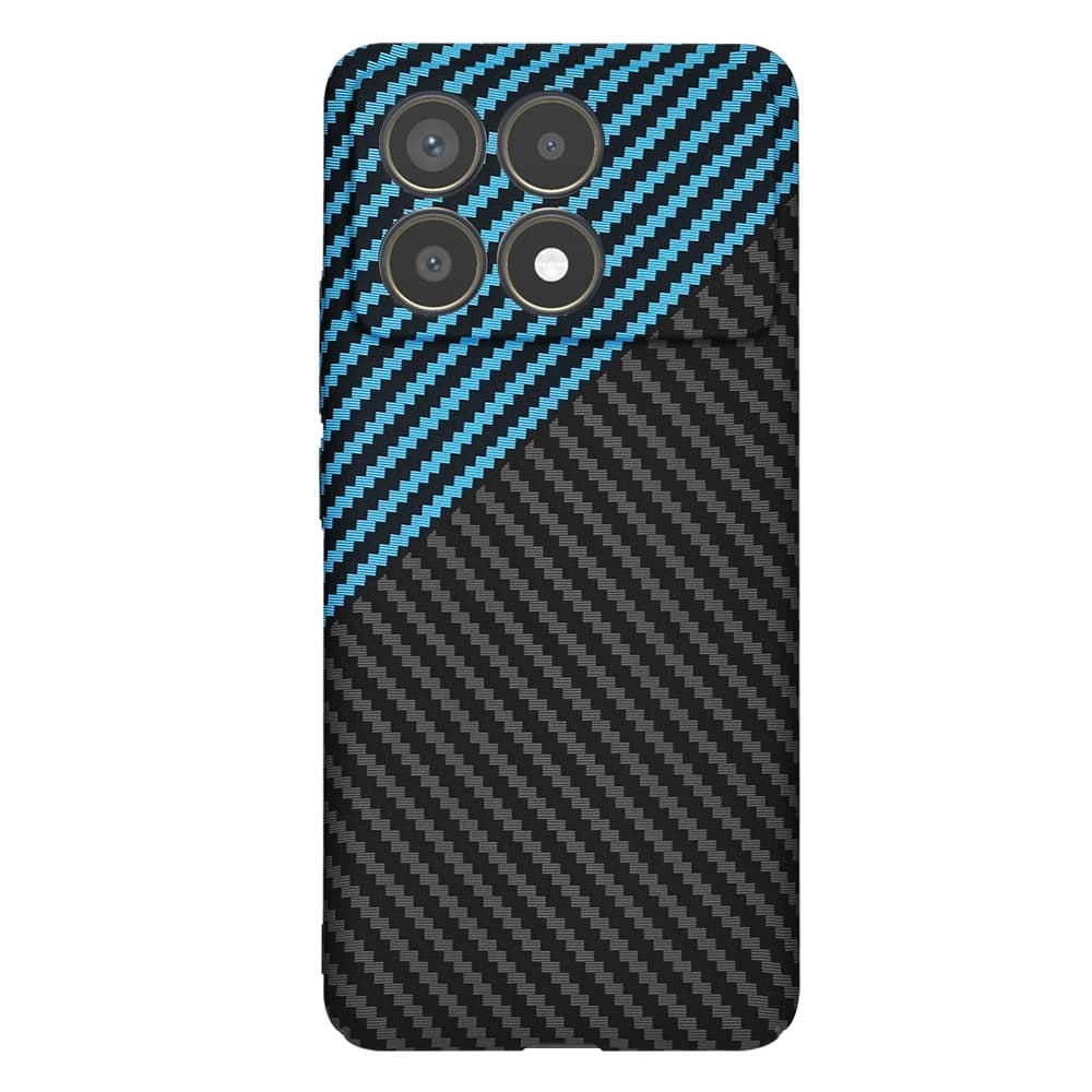 Techsuit Carbonite FiberShell - θήκη για Xiaomi Poco F6 Pro - Μπλε 3