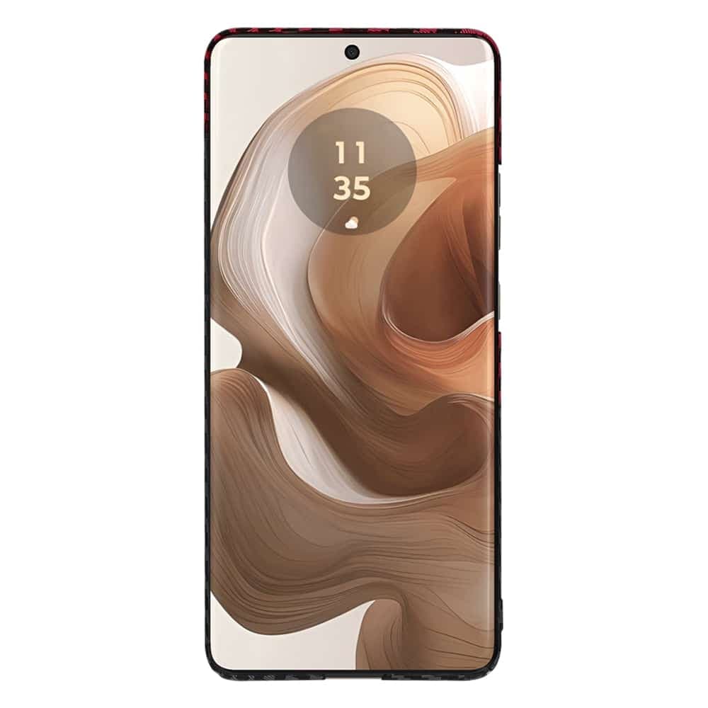 Techsuit Carbonite FiberShell - θήκη για Motorola Edge 50 Ultra - Κόκκινο 2