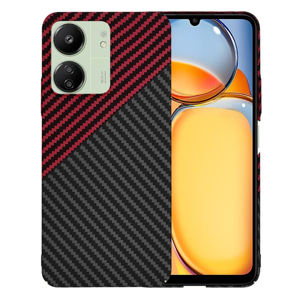 Techsuit Carbonite FiberShell - θήκη για Xiaomi Redmi 13C / 5G Poco C65 - Πολύχρωμο