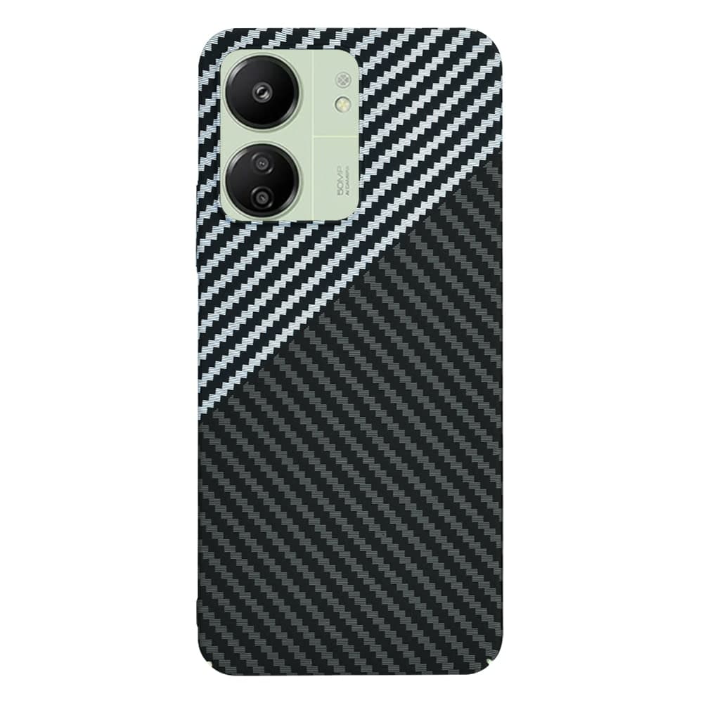 Techsuit Carbonite FiberShell - θήκη για Xiaomi Redmi 13C / 5G Poco C65 - Γκρι 3