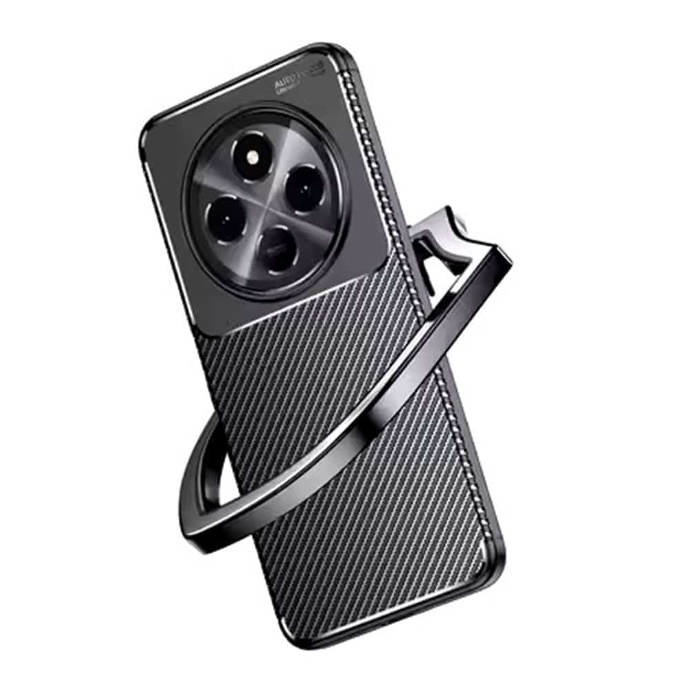 Techsuit CarbonFiber - θήκη για Xiaomi Redmi 14C / Poco C75 - Μαύρο 3