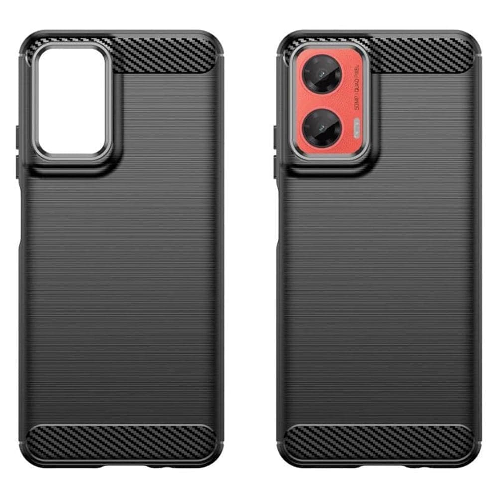 Techsuit Carbon Silicone - θήκη για Motorola Moto G55 - Μπλε 3