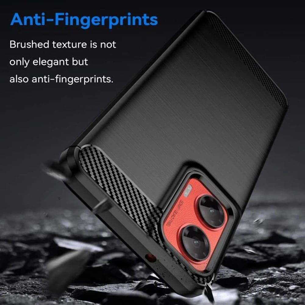 Techsuit Carbon Silicone - θήκη για Motorola Moto G75 - Μπλε 3