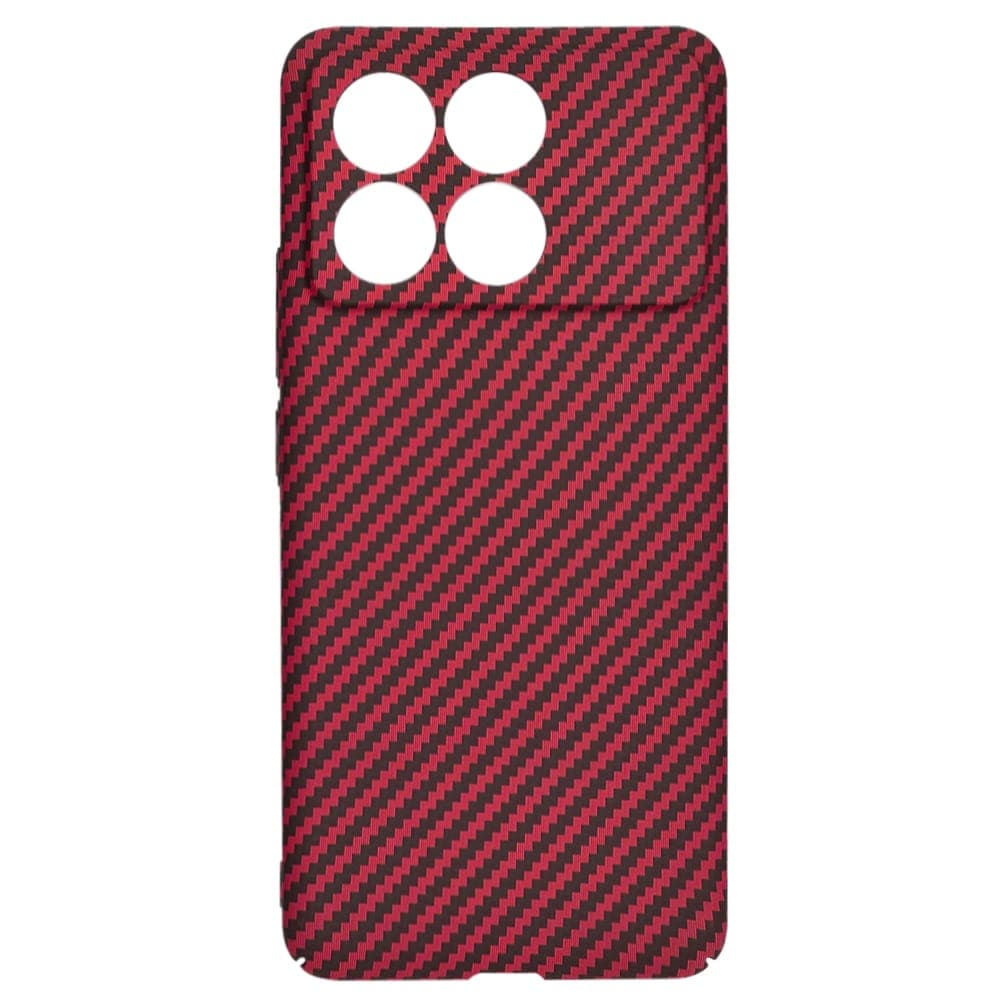 Techsuit Carbonite FiberShell - θήκη για Xiaomi Poco F6 Pro - Κόκκινο 4