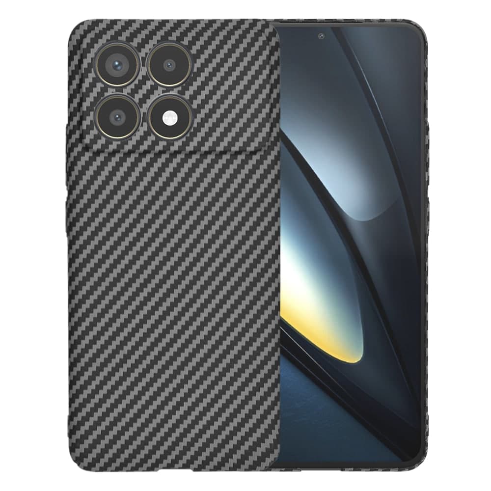 Techsuit Carbonite FiberShell - θήκη για Xiaomi Poco F6 Pro - Μαύρο