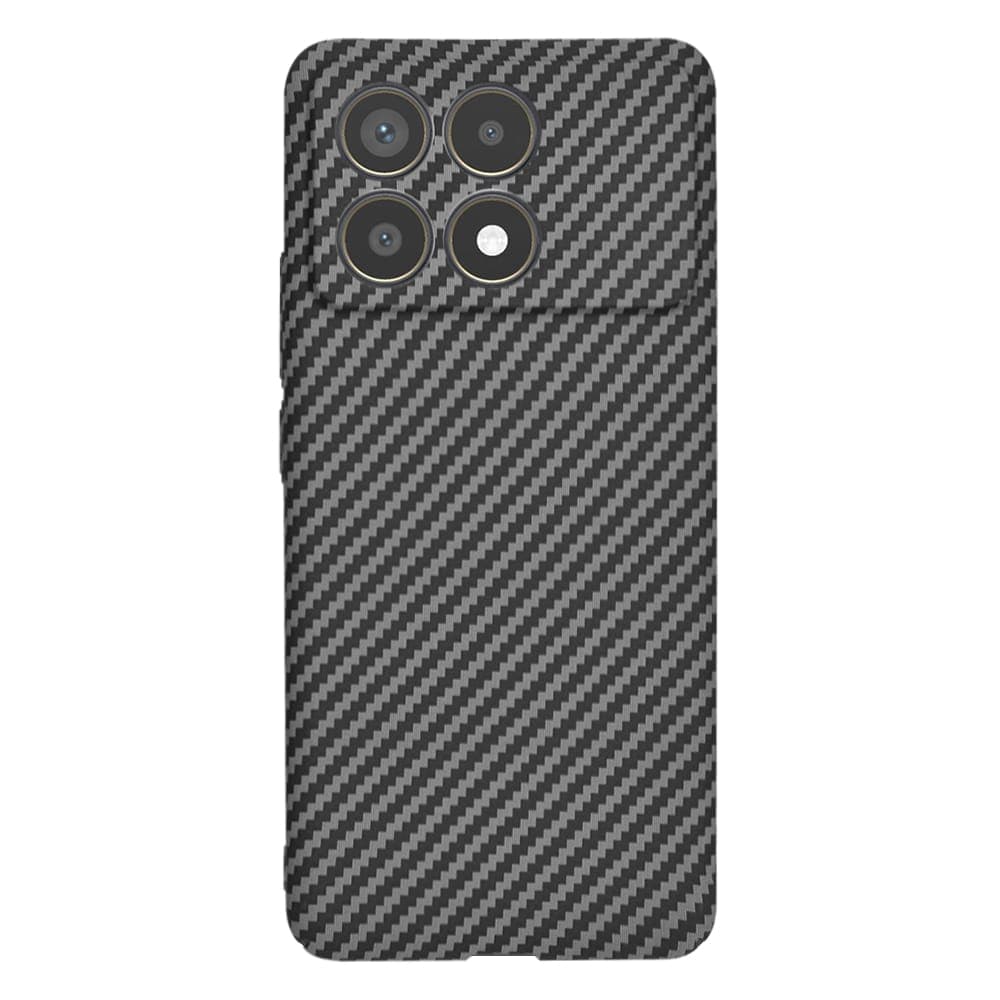 Techsuit Carbonite FiberShell - θήκη για Xiaomi Poco F6 Pro - Μαύρο 3
