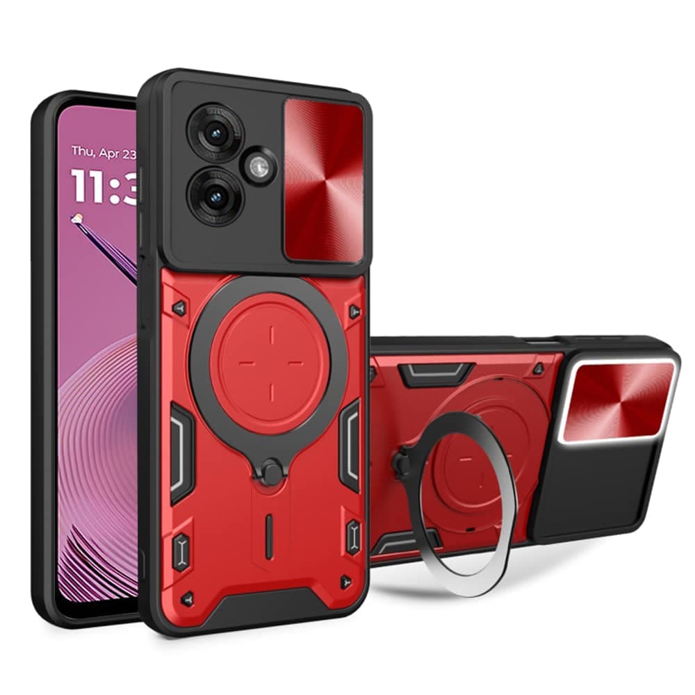 Techsuit CamGuard Pro - θήκη για Motorola Moto G55 - Κόκκινο