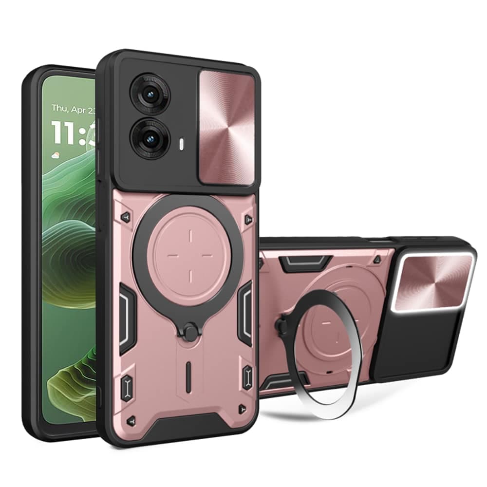 Techsuit CamGuard Pro - θήκη για Motorola Moto G35 - Ροζ